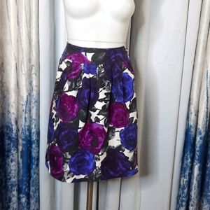 Multi Color Floral Skirt